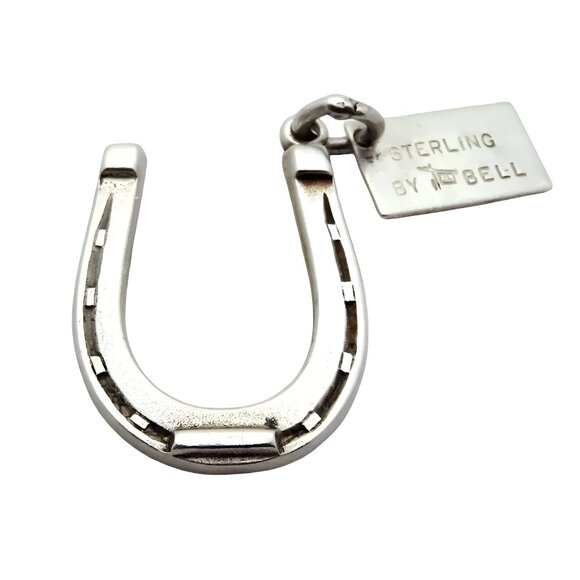 Vintage Sterling Silver Bell Trading Post Churchill Downs Horseshoe Charm - Picture 5 of 5